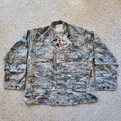 Propper NFPA-Compliant Coat Air Force USAF ABU Digital Tiger Stripe Mens 50-R - Image 1 of 4