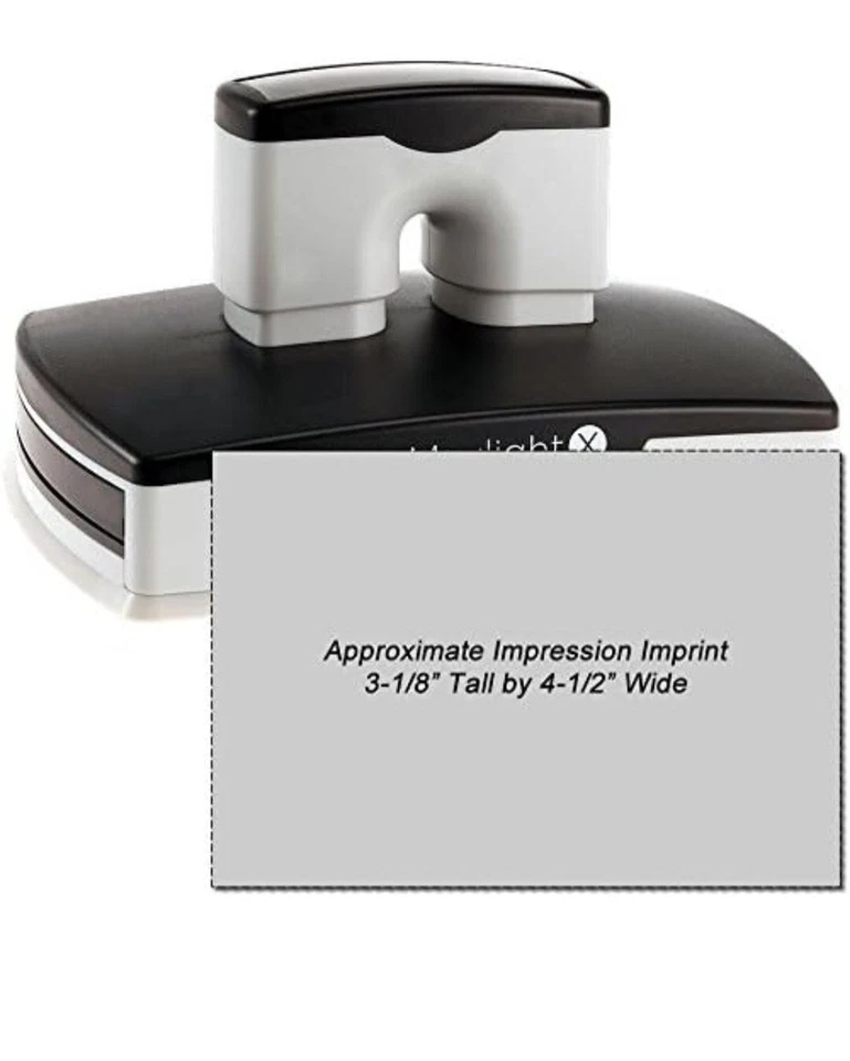 MaxLight X39 Pre-Inked Stamp 3-1/8" x 4-1/2" Fast Shipping (B2) - Image 1 of 4