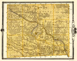 Mapa histórico del condado - Condado de Van Buren Iowa - Andreas 1875 - 23 x 28,94 - Imagen 1 de 20