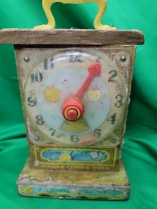 1962 Fisher Price Tick Tock Teaching Clock see description - Picture 1 of 4