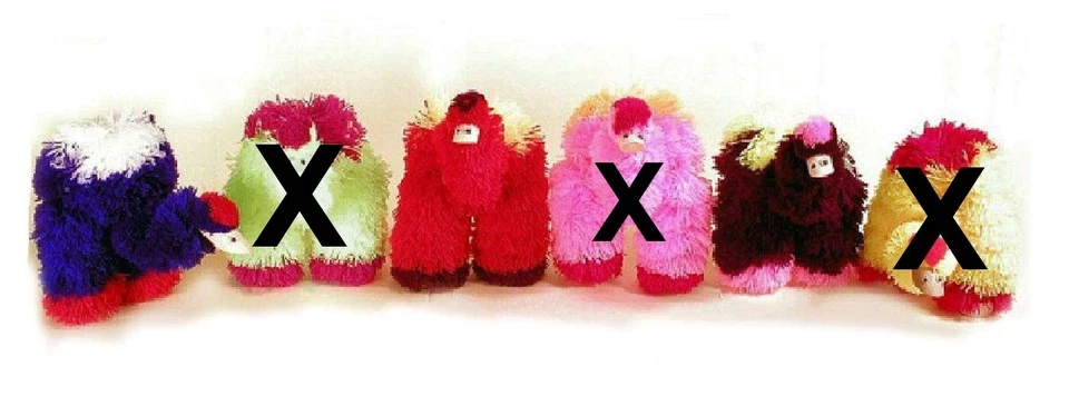 Yarn Bird, 2 Legged 3-String T-Handle Marionette Puppet 10" Tall Assorted Color - Image 1 of 1