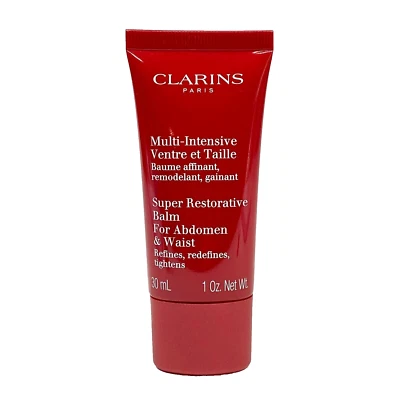 Clarins Súper Bálsamo Restaurador para Abdomen y Cintura Antienvejecimiento Viaje 30 ml/1 oz Foto 1 de 2