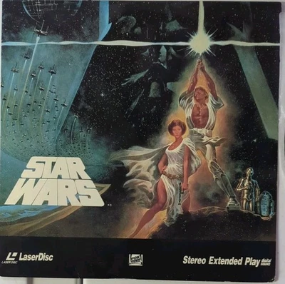 Star Wars Laserdisc LD Movie Stereo Extended Play Fox Video Original VG free shp - Image 1 of 4
