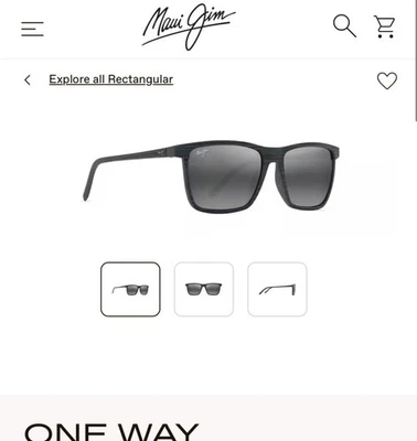 Nuevas gafas de sol Maui Jim Red Sands - lentes grises a rayas nuevas auténticas  Foto 1 de 4