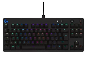 Logitech G PRO TKL Mechanical Gaming Keyboard, GX Blue Clicky Key Switches, LIGH - Picture 1 of 8
