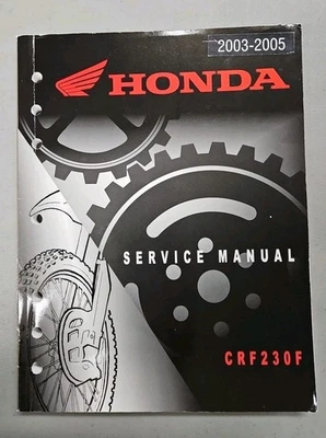 Manual de servicio Honda CRF230F 2003-2005 CRF 230 OEM genuino Foto 1 de 4