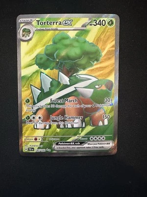 Torterra EX 185/162 Sv05: Temporal Forces Holo UR Pokemon Card 2024 Near Mint - Image 1 of 2
