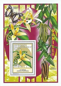 Demokratische Republik Kongo 2012 Imperf. Orchideen - Fauna & Flora (2012) Lux - Bild 1 von 2