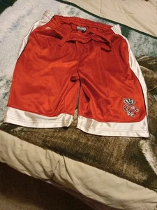 Pantalones Cortos de Baloncesto Colosseum Athletics Wisconsin Badgers Para Hombre Medianos Usados en Excelente Condición - Imagen 1 de 3