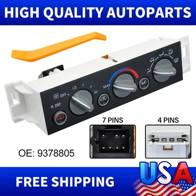 Control de clima de calefacción de aire acondicionado para Chevy Suburban Tahoe 1996-2000 9378805 1572547 Foto 1 de 4