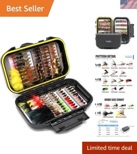 Fliegenfischen Set - 100-teiliges Set mit wasserdichter Box für alle Könnerstufen - Bild 1 von 11