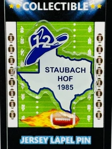 Dallas Cowboys Roger Staubach Jersey Solapa Pin-Nuevo-Clásico Salón de la Fama Coleccionable - Imagen 1 de 1