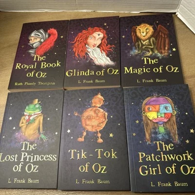 The Wizard of Oz Collection Lot Of 6 Books Set L. Frank Baum Paperback Foto 1 de 4