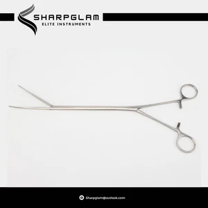 VATS Thoracoscopic Surgery Double Joint Hemostatic DeBakey Forceps with Ratchet - Picture 1 of 6