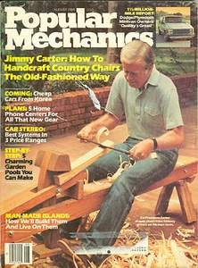 Popular Mechanics  Aug 1984 - Jimmy Carter - Yamaha RD500 - Kawasaki Ninja - Bild 1 von 1