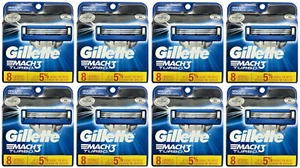 Gillette Mach3 Turbo Rasierklingenpatronen. 8 Stück (8er-Pack) - Bild 1 von 1