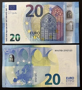 EUROPEAN UNION 2015 : 20 euro (Legarde). Luxembourg Print (RR) series - Picture 1 of 1