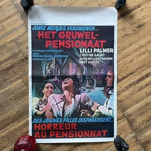 THE HOUSE THAT SCREAMED BELGIUM (21"x14") POSTER LILLI PALMER 1969 - Picture 1 of 1