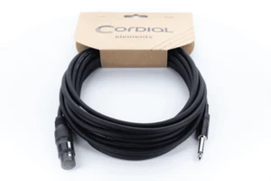 CABLE MICRO - JACK 6.35 mâle mono/XLR femelle - 5m CORDIAL éléments EM5FP - Picture 1 of 7