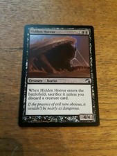 Hidden Horror Foil Card Magic MTG GOOD CONDITION