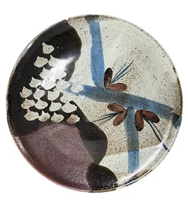 John Freimarck Studio Stoneware Art Pottery Plate Dish Handcrafted Signed 14” - Picture 1 of 8