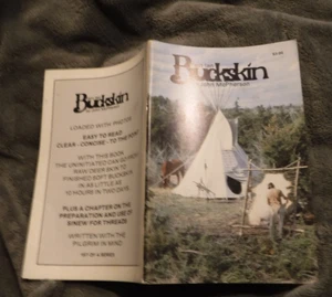 Brain tan buckskin by John McPherson BOOK -raw deer skin TO BUCKSKIN BOOK - Picture 1 of 7