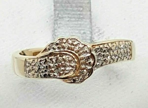 Ring mit Brillanten 0,13 ct. 14K 585er Gr. 58 Gelbgold -sehr hübsch- - Bild 1 von 4