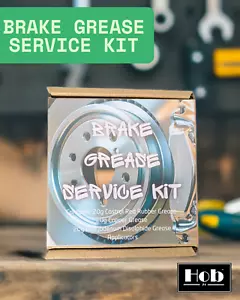 Brake Grease Service Kit Set | RED RUBBER | COPPER | MOLY Callipers Discs Drums - Picture 1 of 2
