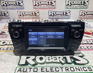2014-2016 TOYOTA COROLLA RADIO STEREO CD PLAYER TOUCH-SCREEN 86140-02050 100149 - Picture 1 of 11