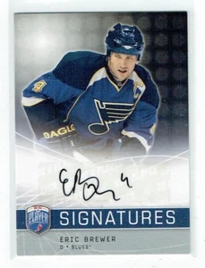 08-09 Upper Deck BAP Be A Player Signatures Eric Brewer Auto - Picture 1 of 1