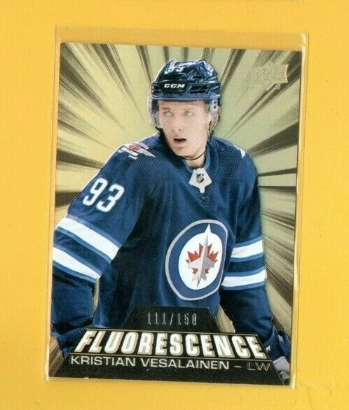 D19205  2018-19 Upper Deck Fluorescence #F29 Kristian Vesalainen #111/150 - Image 1 of 1