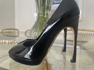 Christian Dior Peep Toe Pumps 38 - Picture 1 of 6