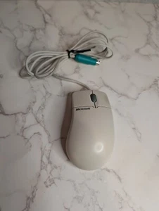 Vintage Microsoft IntelliMouse 1.1a Wheel Mouse USB & PS/2 X03-60998 - Picture 1 of 5