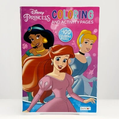Disney Princess Jumbo Coloring and Activity Book 400+ Pages NEW - Image 1 of 4