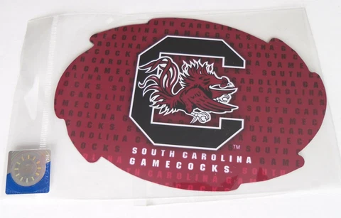 NCAA 1 Pair South Carolina Gamecocks Magnets 6 7/16" Wide x 4 3/8" High Cover