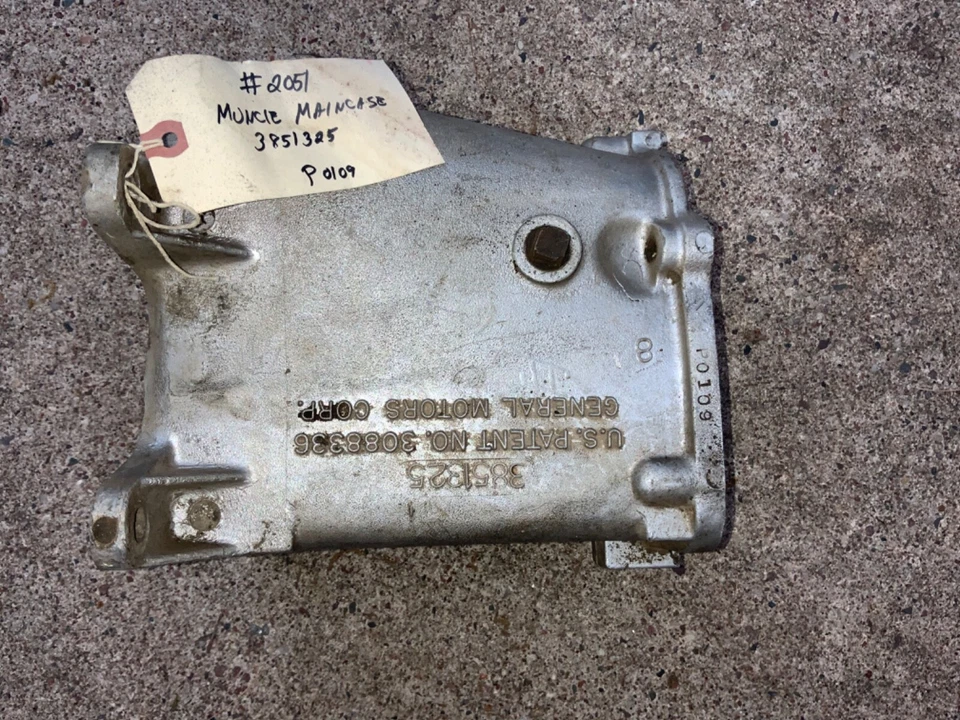 OEM GM 1964-1965 CHEVROLET C2 CORVETTE MUNCIE CAJA DE TRANSMISIÓN DE 4 VELOCIDADES P0109 Foto 1 de 4