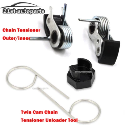 Herramienta descargadora tensor de cadena doble leva para Harley 99-06 con tensor exterior/interior Foto 1 de 4