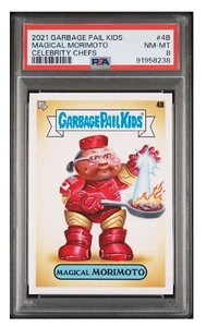 2021 Topps Mülleimer Kinder: Starkoch - Magischer Morimoto #4B PSA 8 POP 1 - Bild 1 von 2