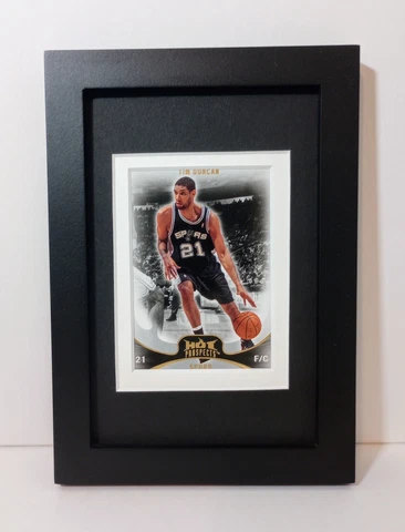 Tim Duncan San Antonio Spurs Display Custom Framed NBA Basketball Card Plaque Cover