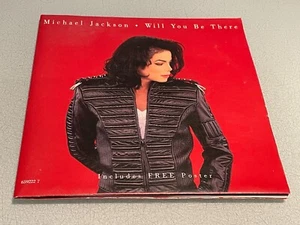 Michael Jackson - Will You Be There - Vinyl Record 7" Single + Poster Sleeve - Picture 1 of 5