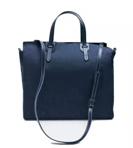 Zara Denim Shopping Bag With Removable Organizer - Picture 1 of 7