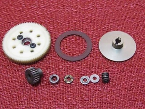 Vintage Associated RC10 Buggy Stealth 81T Spur Gear, Slipper Clutch Set. #0498 - Picture 1 of 8