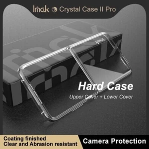 For Xiaomi Mix Flip, Imak Crystal Shell Transparent Hard PC Back Cover Case - Picture 1 of 7