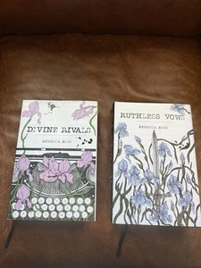 OwlCrate Exclusive Divine Rivals and Ruthless Vows by Rebecca Ross Handsigned - Bild 1 von 4
