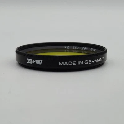 B+W (SCHNEIDER) 46E 022 2X YELLOW 46MM FILTER - VERY CLEAN - WITH CASE - Image 1 of 4