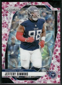 2024 Panini Prizm Jeffery Simmons #282 Cherry Blossom Prizm /15 - Picture 1 of 2