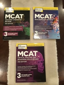 The Princeton Review Lot of three MCAT books - Picture 1 of 9