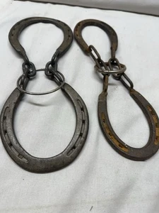 Horseshoe Puzzle St. Croix Forge / Diamond Hot Brain Teaser Chain Ring Game Lot - Picture 1 of 17