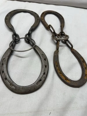 Horseshoe Puzzle St. Croix Forge / Diamond Hot Brain Teaser Chain Ring Game Lot - Image 1 of 4