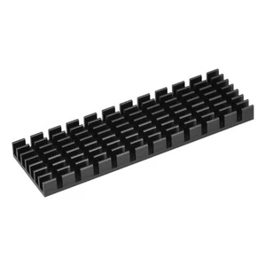 M.2 2280 Nvme SSD-Kühlkörperkühler mit Wärmeleitpad für PC,70 x 22 x 6mm,Schwarz - Bild 1 von 5